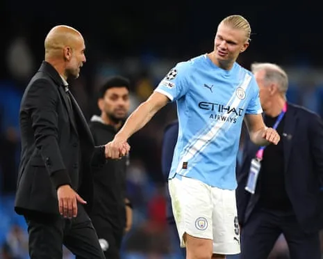 Haaland Enters Elite Champions League Half-Century Club, Hailed by Pep as Ronaldo and Messi's Fellow Monster